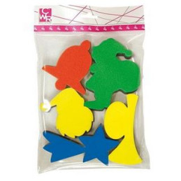 Timbri spugna 5pz assortimento natale