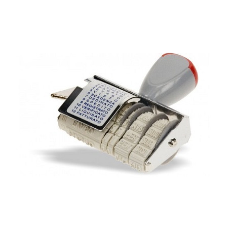 Timbro Polinome + datario manuale 5mm