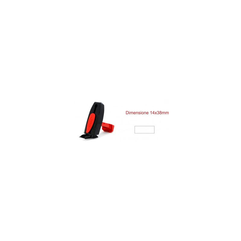 Timbro tascabile 38x14mm