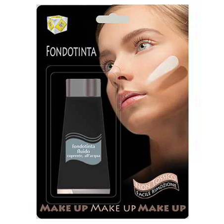 Trucco viso Make up fondotinta nero non tossico di facile rimozione
