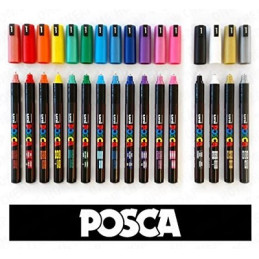 UNI POSCA PC1 ROSA METAL