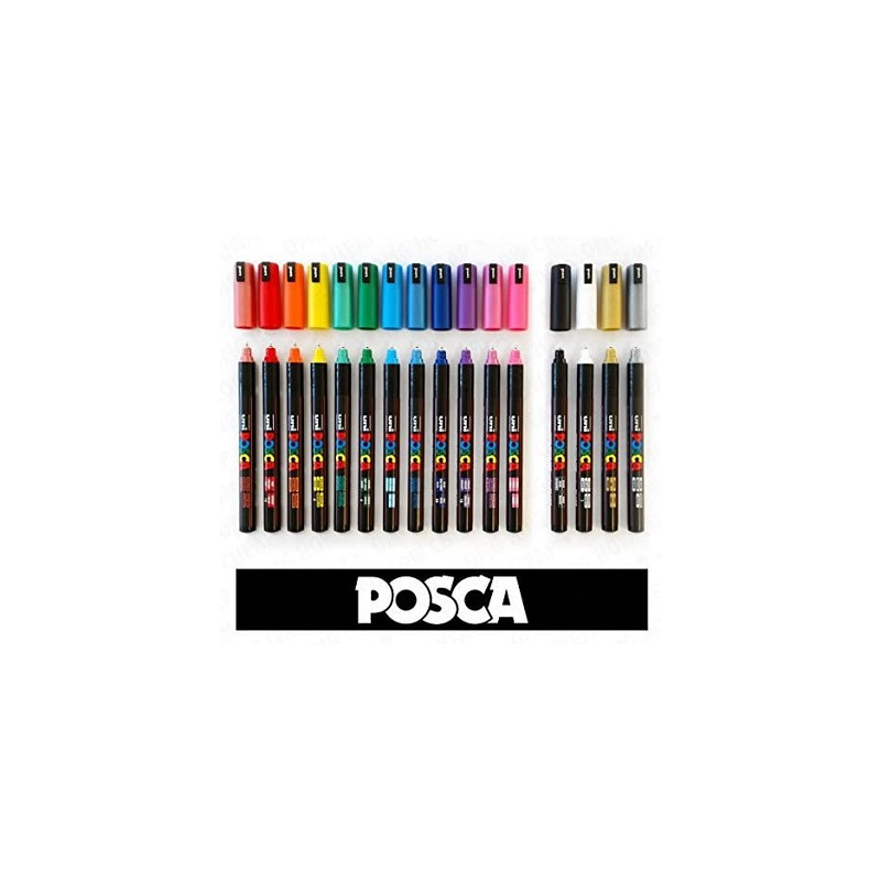 UNI POSCA PC1 ROSSO METAL