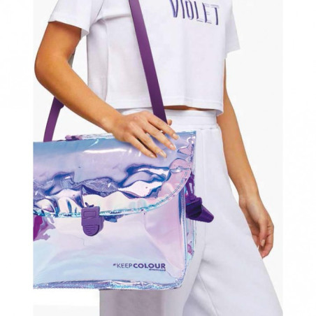 Valigetta cartella iridescente