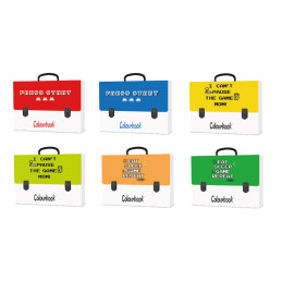 Valigetta Cartella Polionda 35x50 2 chiusure Colourbook games (list.€9,00)
