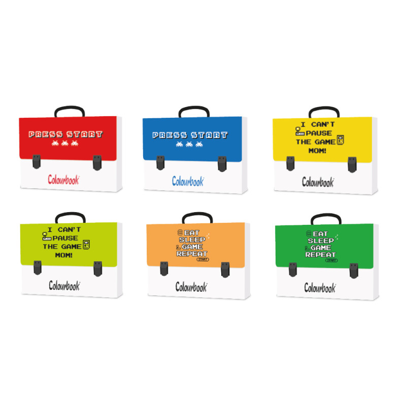 Valigetta Cartella Polionda 35x50 2 chiusure Colourbook games (list.€9,00)