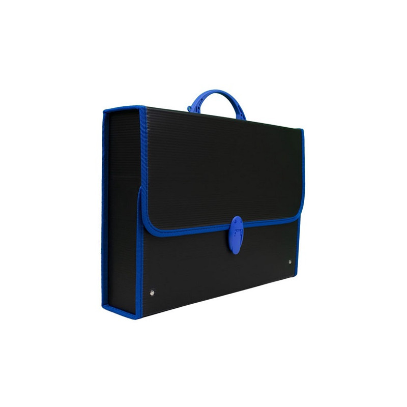 Valigetta Cartella polionda Balmar fine-tex nera 1 ch. 28x40x8