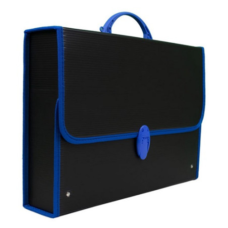 Valigetta Cartella polionda Balmar fine-tex nera 1 ch. 28x40x8