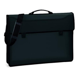 Valigetta Cartella polionda in PPL 57x37x8 con tracolla nera