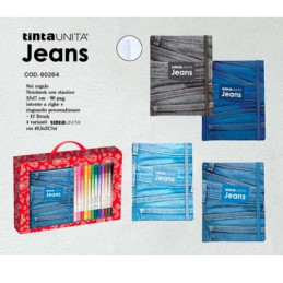 Valigetta con taccuino + Brush  TU JEANS TINTAUNITA