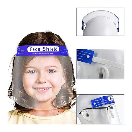 Visiera con imbottitura frontale foam uso civile x bambini