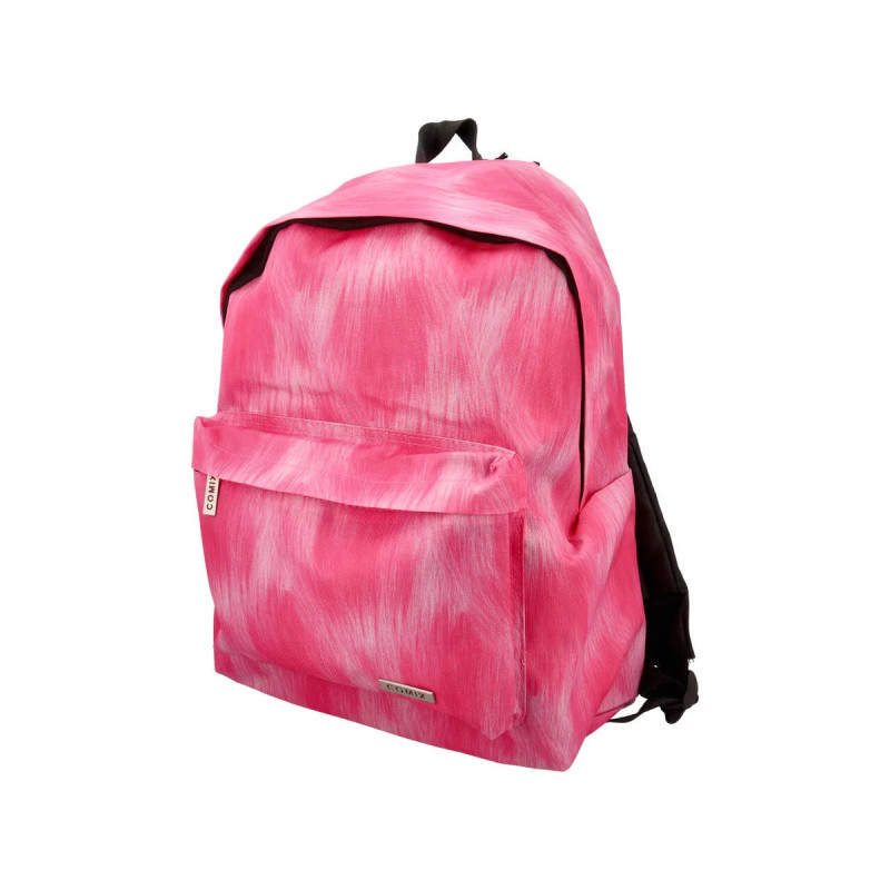 Zaino Comix americano rosa allover fantasia Cute fur, 29 lt