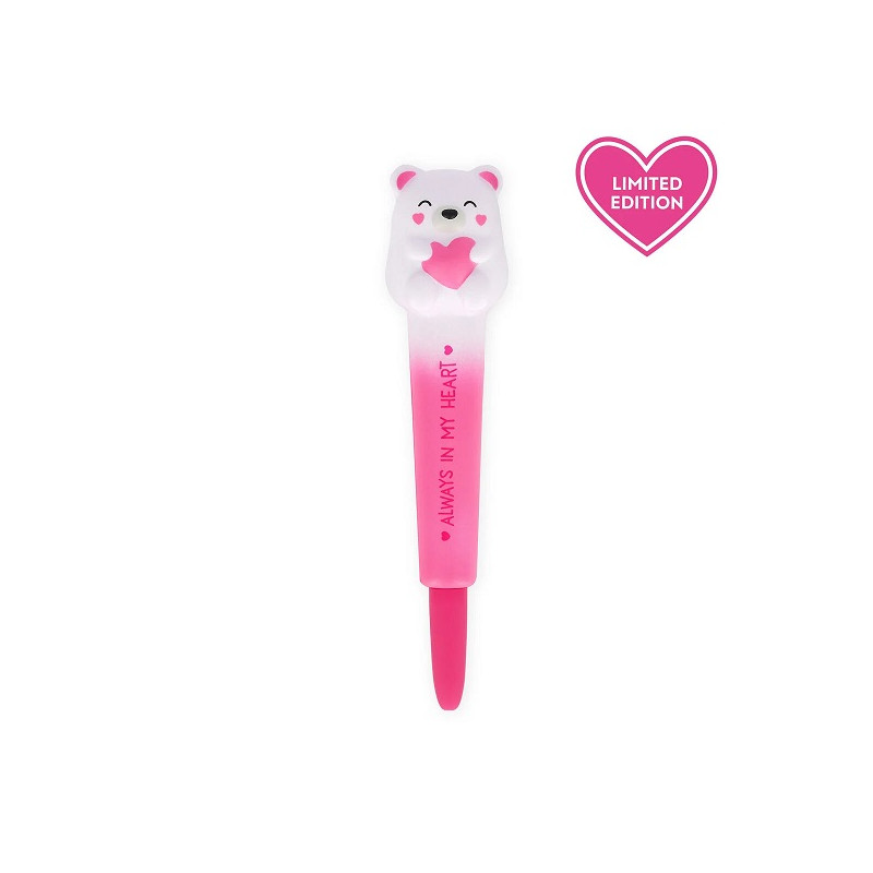 Penna gel antistress- Squishy Heart Legami