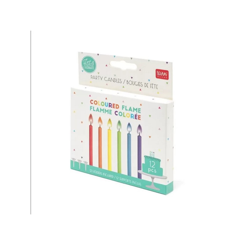 Candeline con Fiamma Colorata Legami