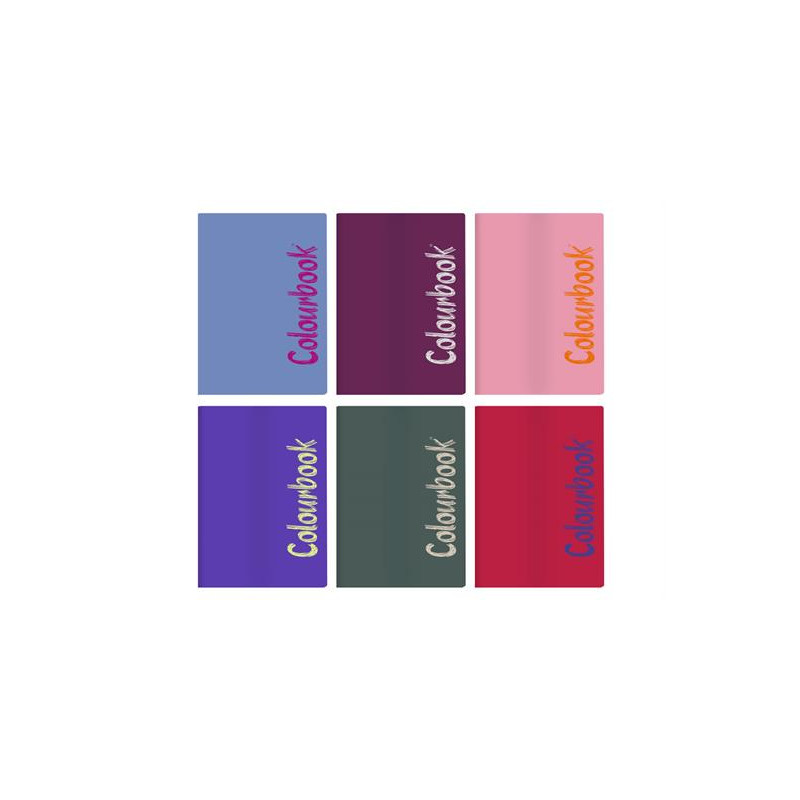 Maxi quaderno Colourbook plus copertina PPL -1 rigo (medie e superiori)