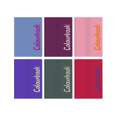 Maxi quaderno Colourbook plus copertina PPL -1 rigo (medie e superiori)