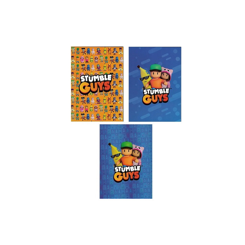 Maxi quaderno rig.10mm Stumble Guys (quadri 1-2 elmentare)