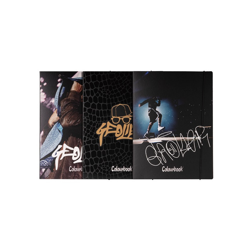 Cartella con elastico Geolier