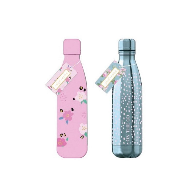 Borraccia termica colourbook Tri-coastal flower