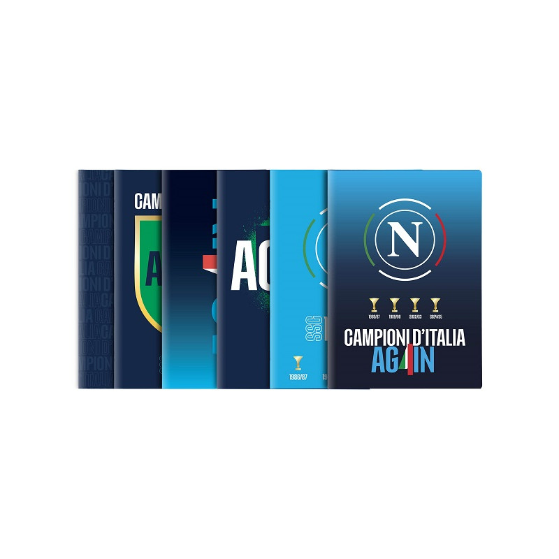 Maxi quaderno AGAIN SSC Napoli Colourbook rig.Q ( 4-5 elemen.) €2,00)