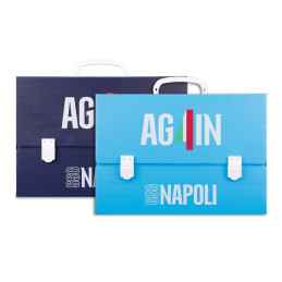 Cartella valigetta polionda SSC NAPOLI Colourbook d.8 Again