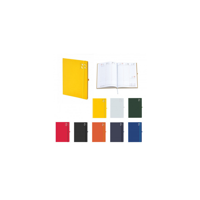 Agenda settimanale 17x24 2026  con elastico