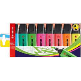 Evidenziatori Stabilo Boss 8 colori forti