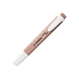 Evidenziatore a penna Stabilo Swing Cool nature - Fava di Cacao