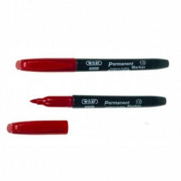 Marker punta Media rosso