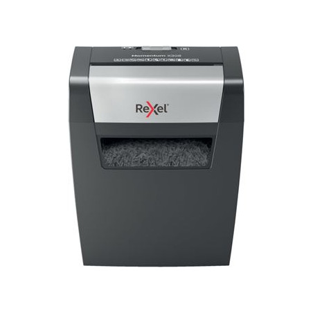 Distruggidocumenti Rexel Momentum X308 - taglio a frammenti - livello di sicurezza P3