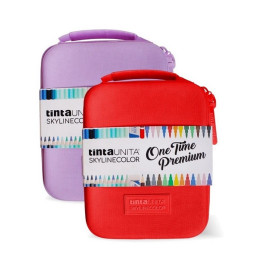 Astuccio Tinta Unita Art Box  in eva 8 pastelli 12 brush 1 matita + 1 gomma + 1 temperino