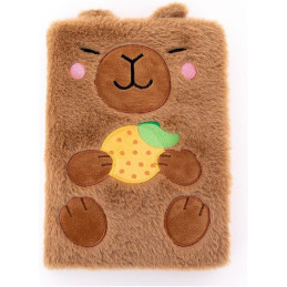 QUADERNO A5 PELUCHE - CAPIBARA