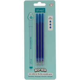 SET DI 3 REFILLS PER PENNE CANCELLABILI - BLUE