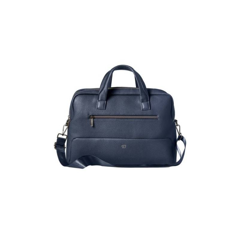 OFFERTA Borsa Gate Trended - con manici - 41 x 30 x 15 cm - ecopelle - blu