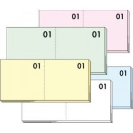 Blocco numerati /scontrini da 1 a 100