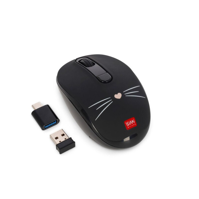 Mouse Wireless con Ricevitore USB Legami