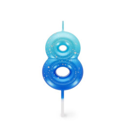 Candelina n.8 blu Legami