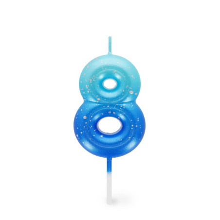 Candelina n.8 blu Legami