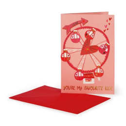 Biglietto d'Auguri con Applicazione - Greeting Card with Application - Legami