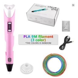 Kit penna 3D con 9mt di filamenti - ROSA