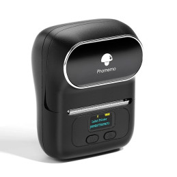 Mini stampante di etichette tascabile - nera