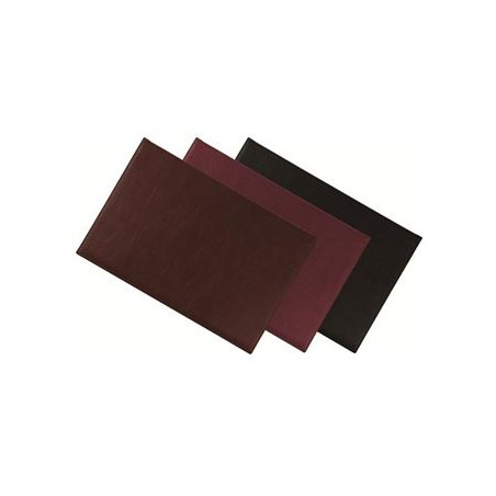 Sottomano doppio similpelle marrone 48x32