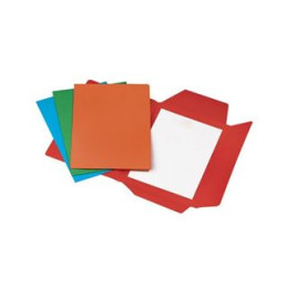 Cartelle 3 lembi 270gr arancio 25pz