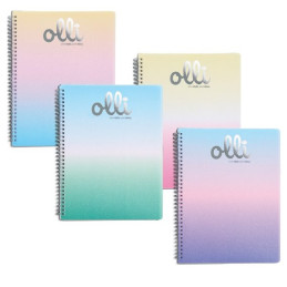 Maxi spiralati Olli glitterato 1rigo