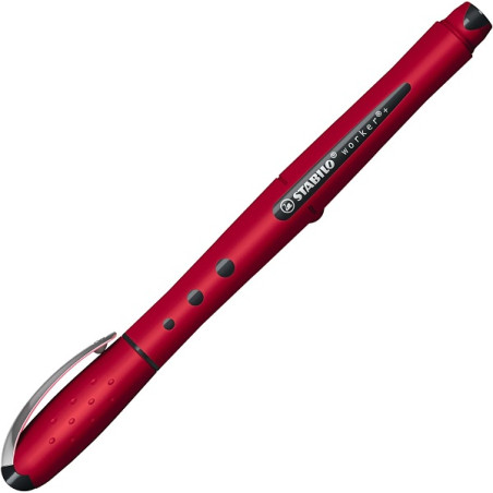 Penna roller STABILO worker+ colorful NatureCOLORS Wildflower - Borgogna