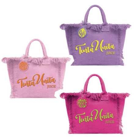 Borsa shoping bag TINTAUNITA cotton Juice