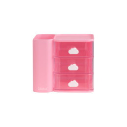 Desk organizer da scrivania cubby rosa