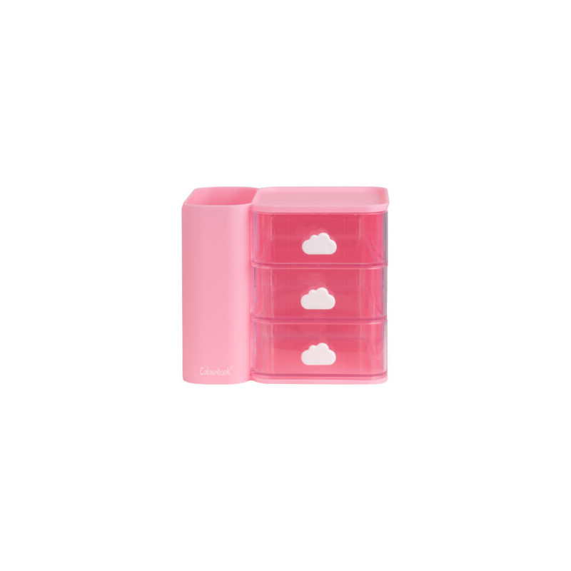 Desk organizer da scrivania cubby rosa