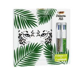 Kit velours 1 notes+2 sfera + bic 4 colori