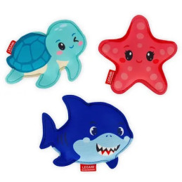 SET OF 3 NEOPRENE DIVING TOYS -  Legami