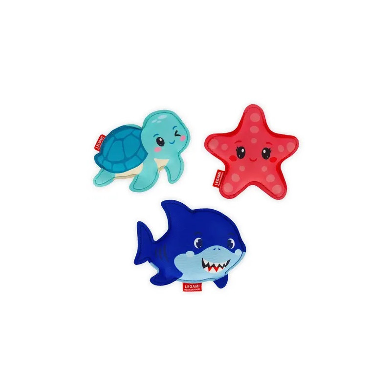SET OF 3 NEOPRENE DIVING TOYS -  Legami